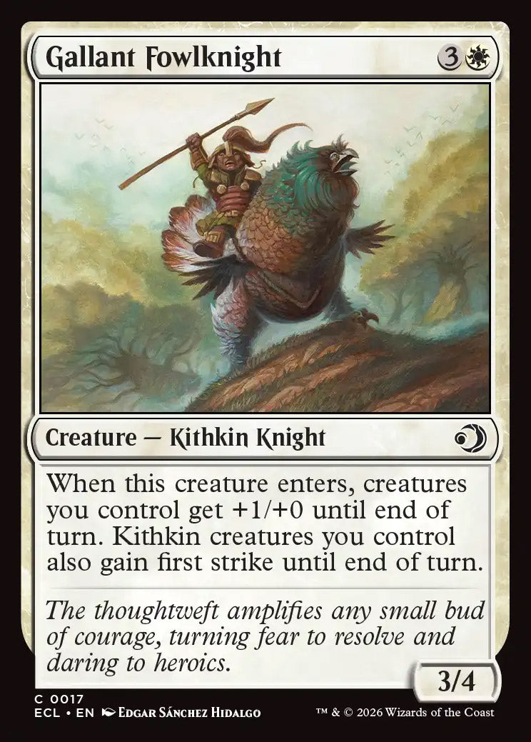 ECL 017 Gallant Fowlknight C
