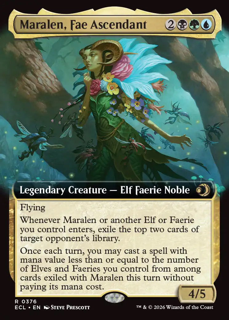 ECL 376 Maralen, Fae Ascendant (0376 - Extended Art) R
