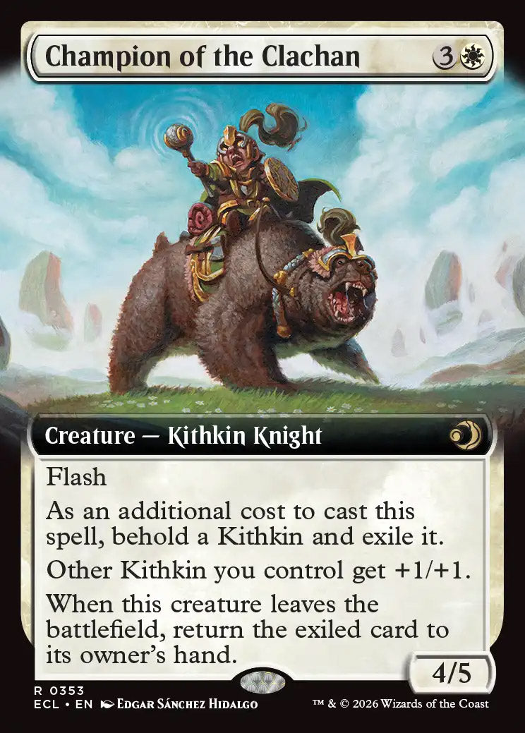 ECL 353 Champion of the Clachan (0353 - Extended Art) R