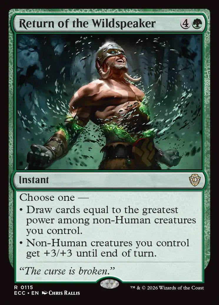 ECC 115 Return of the Wildspeaker R