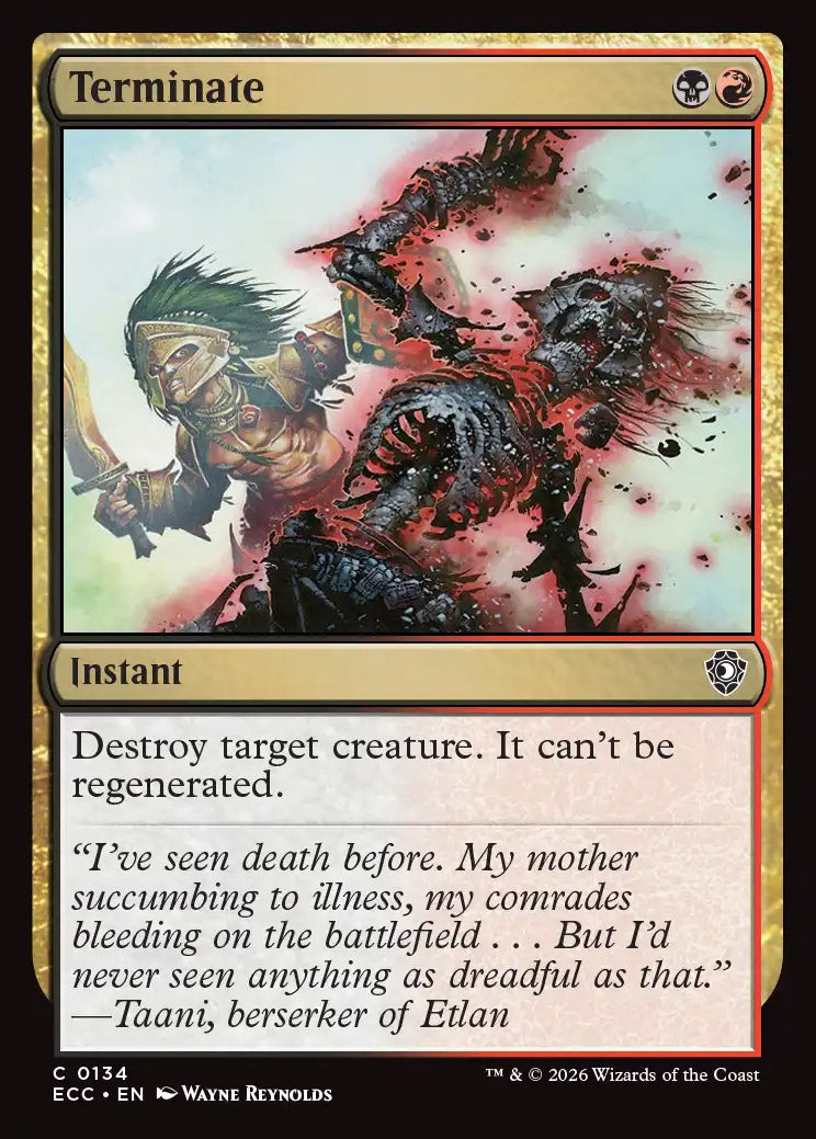 ECC 134 Terminate C