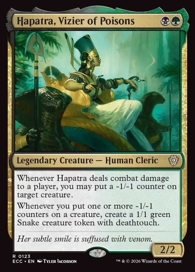 ECC 123 Hapatra, Vizier of Poisons R