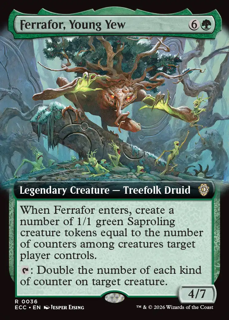 ECC 036 Ferrafor, Young Yew (0036 - Extended Art) R