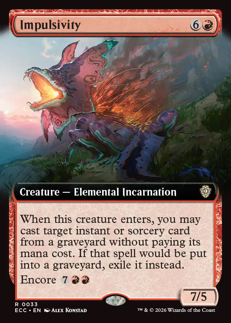 ECC 033 Impulsivity (0033 - Extended Art) R