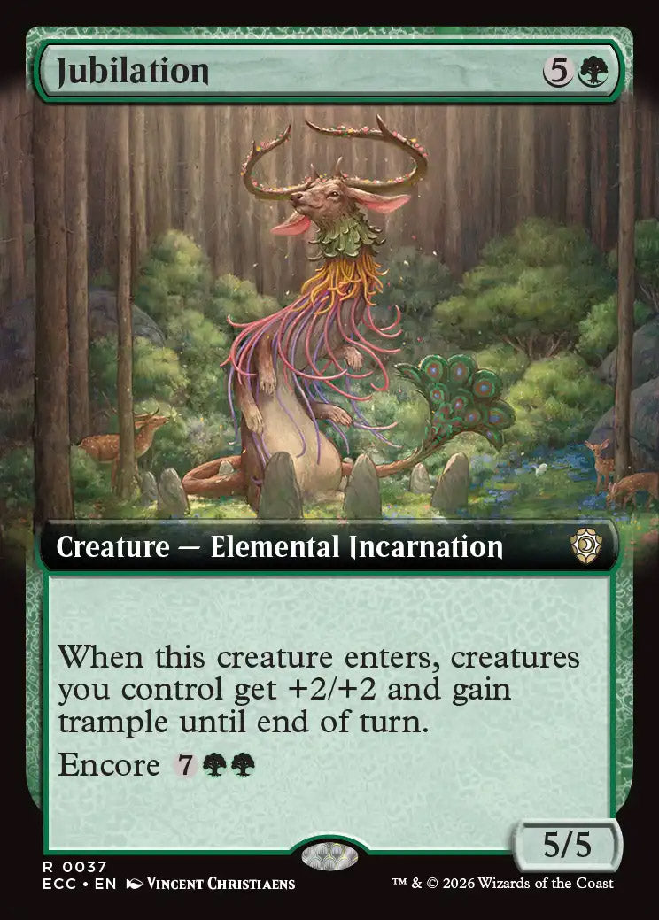 ECC 037 Jubilation (0037 - Extended Art) R