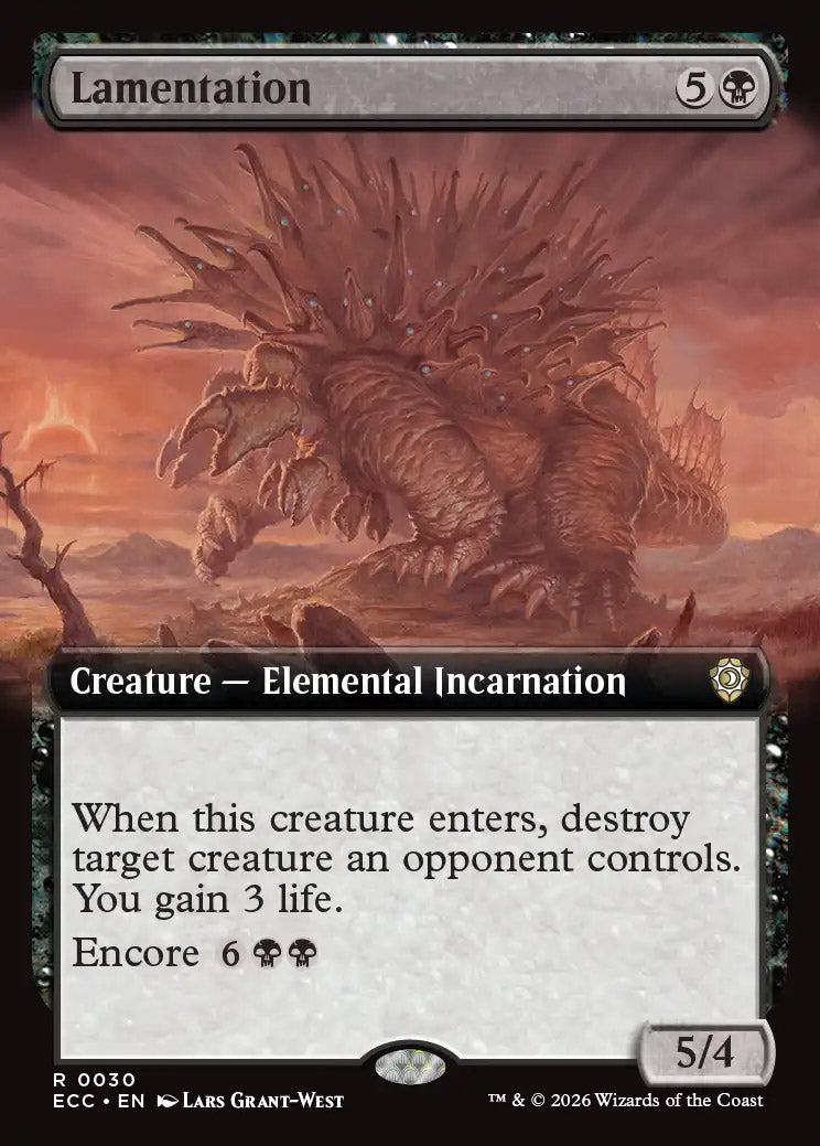 ECC 030 Lamentation (0030 - Extended Art) R