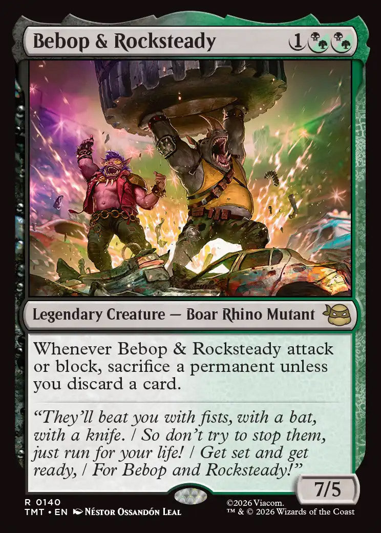TMT 140 Bebop & Rocksteady R