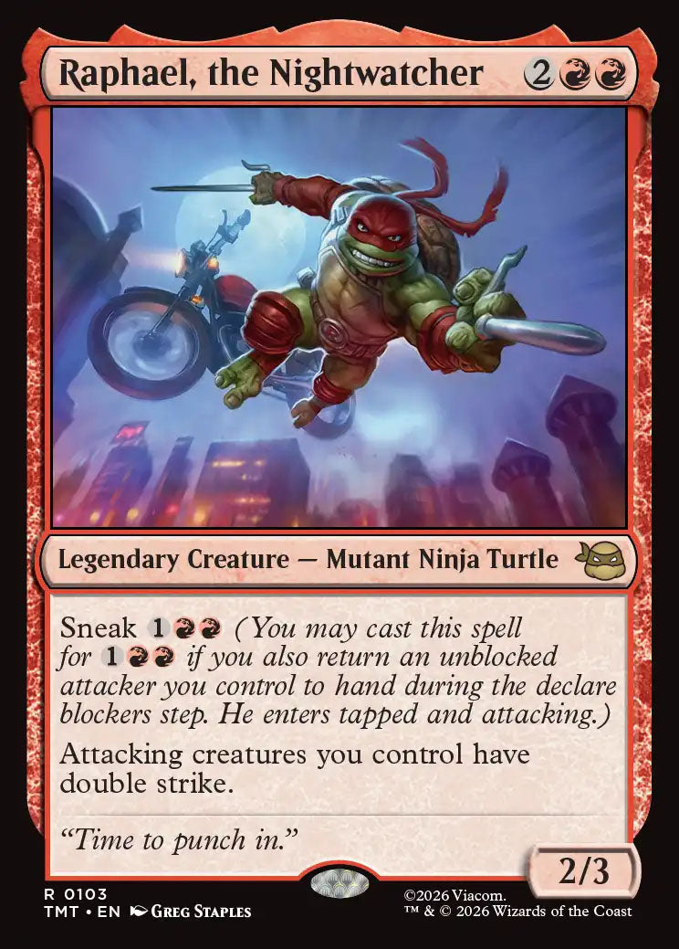 TMT 103 Raphael, the Nightwatcher R