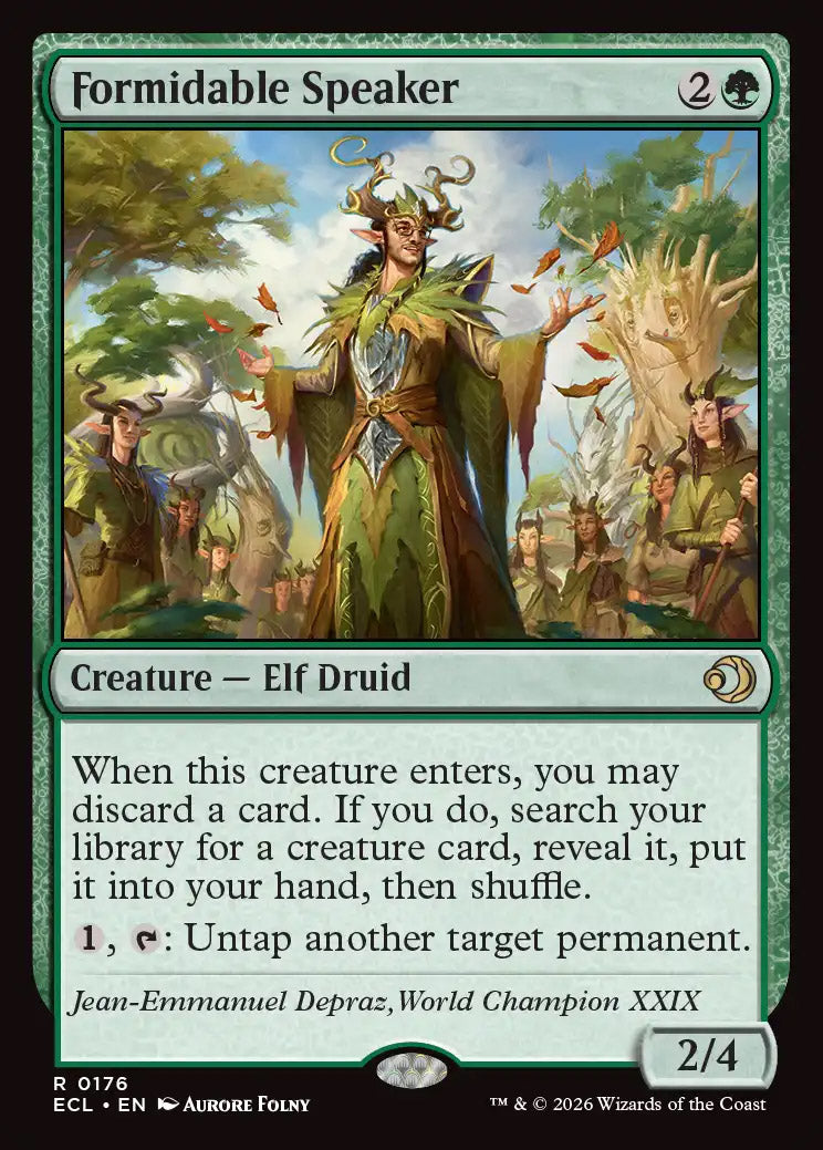 [Foil] ECL 176 Formidable Speaker R