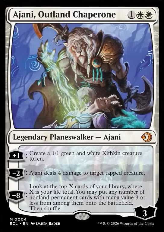 [Foil] ECL 004 Ajani, Outland Chaperone M