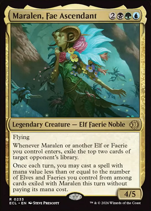 [Foil] ECL 233 Maralen, Fae Ascendant R