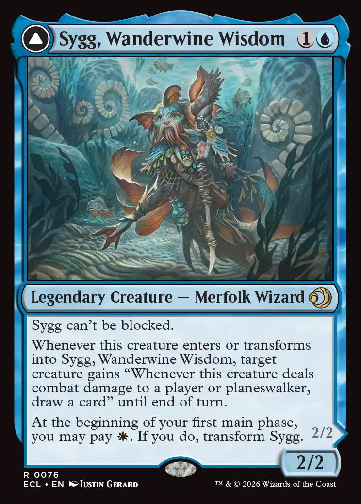 [Foil] ECL 076 Sygg, Wanderwine Wisdom R