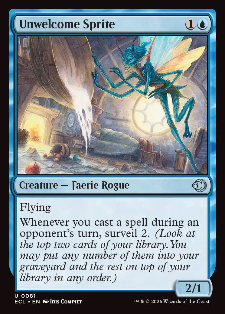 [Foil] ECL 081 Unwelcome Sprite U