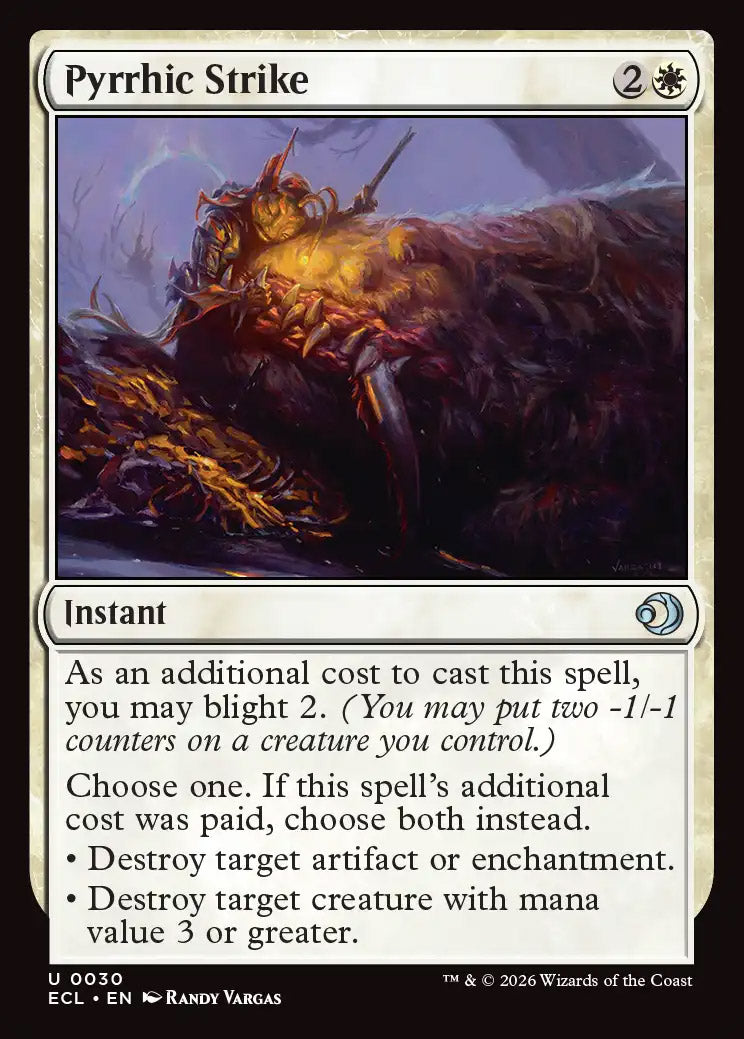 [Foil] ECL 030 Pyrrhic Strike U