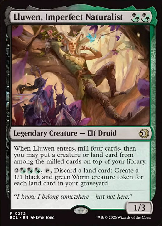 [Foil] ECL 232 Lluwen, Imperfect Naturalist R