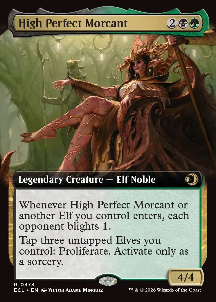 [Foil] ECL 373 High Perfect Morcant (0373 - Extended Art) R