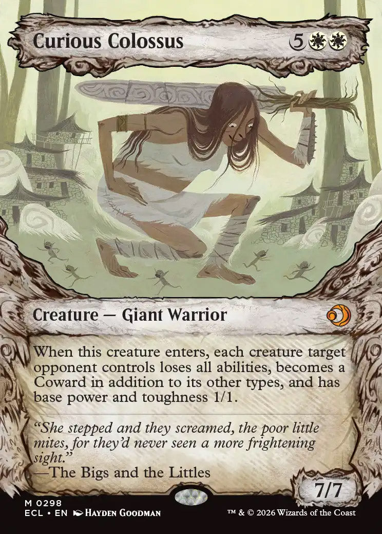 [Foil] ECL 298 Curious Colossus (0298 - Showcase) M