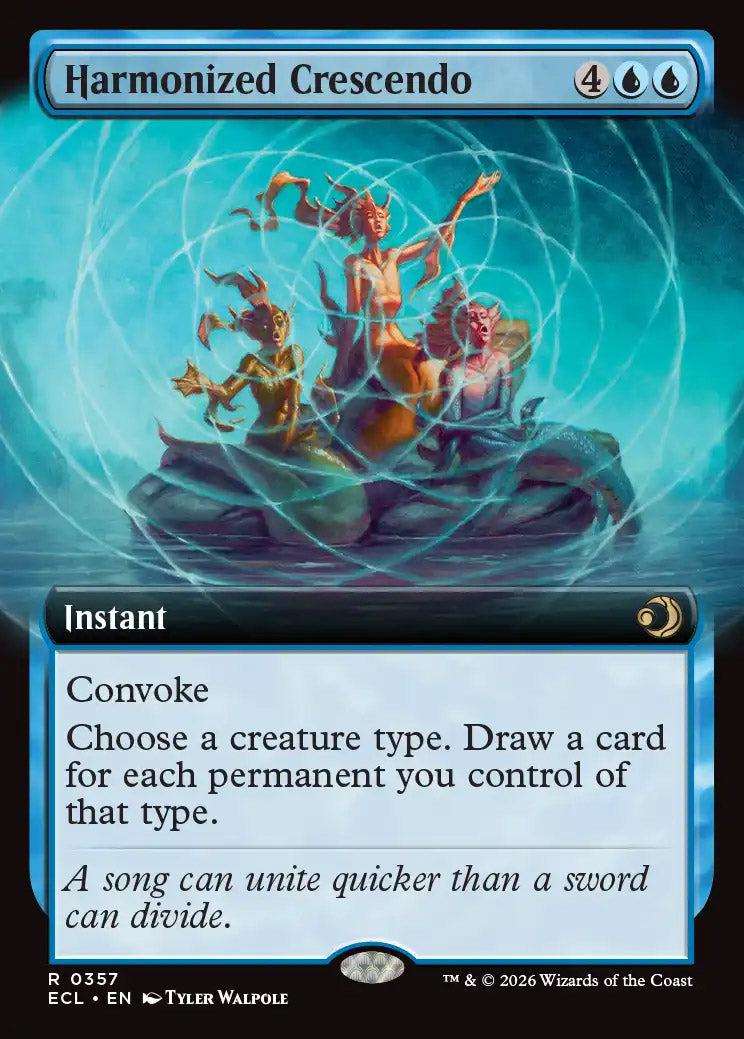[Foil] ECL 357 Harmonized Crescendo (0357 - Extended Art) R