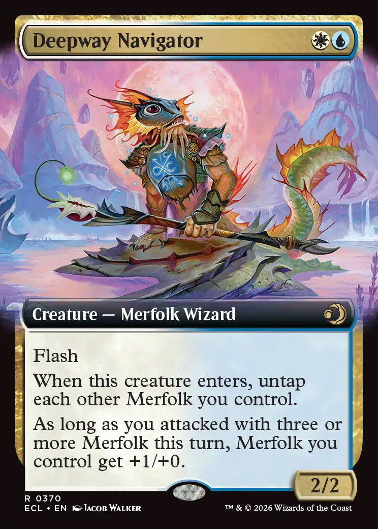 [Foil] ECL 370 Deepway Navigator (0370 - Extended Art) R