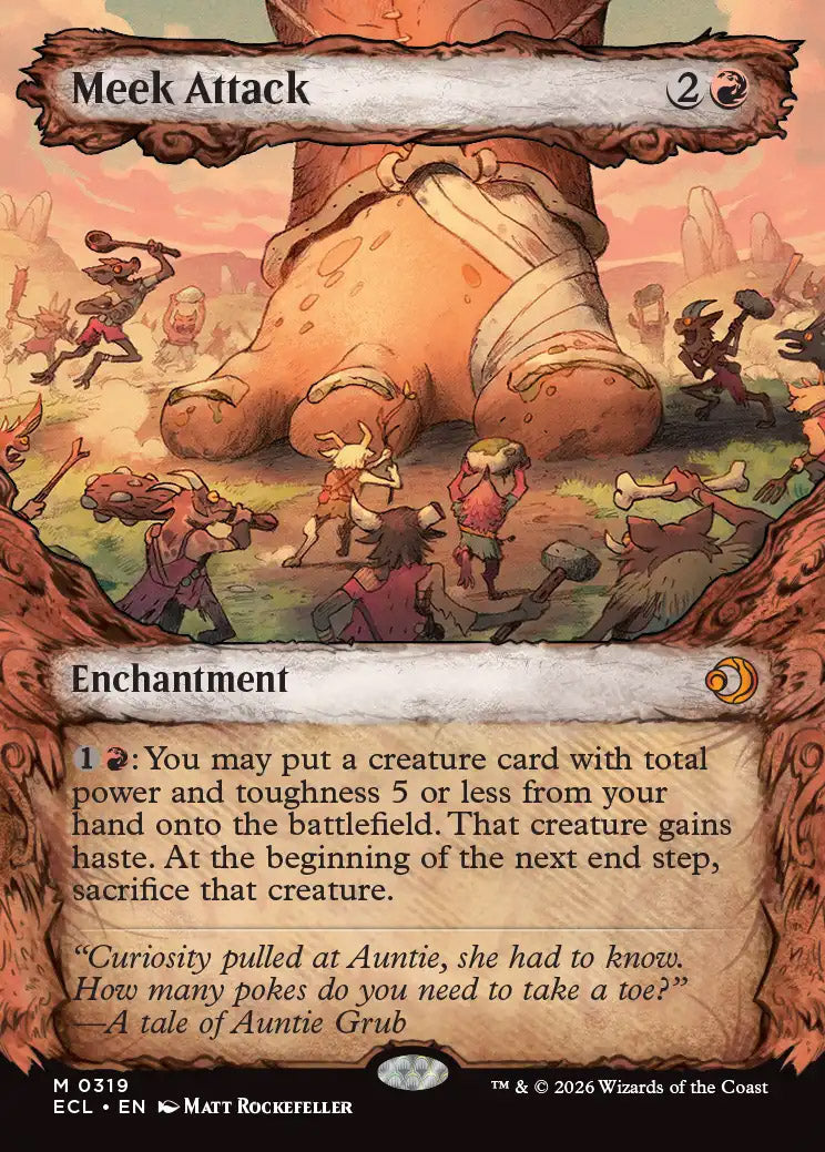 [Foil] ECL 319 Meek Attack (0319 - Showcase) M