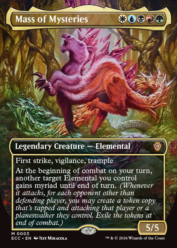 [Foil] ECC 003 Mass of Mysteries (0003 - Borderless) M
