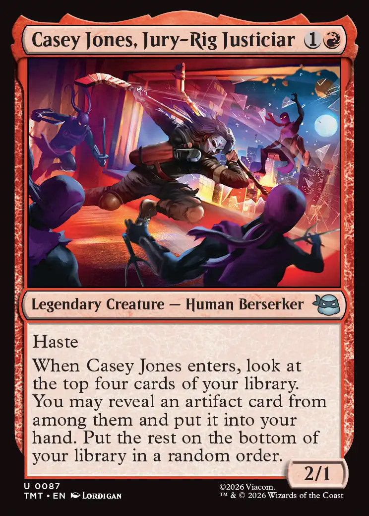 [Foil] TMT 087 Casey Jones, Jury-Rig Justiciar U