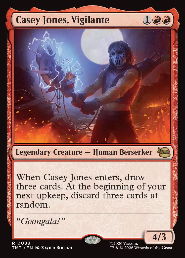 [Foil] TMT 088 Casey Jones, Vigilante R