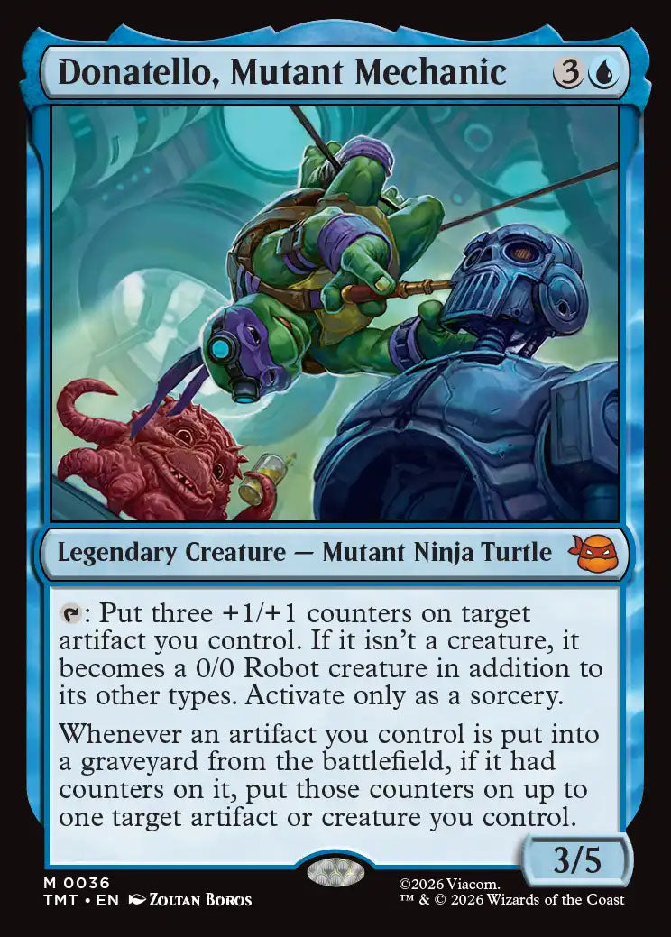 [Foil] TMT 036 Donatello, Mutant Mechanic M