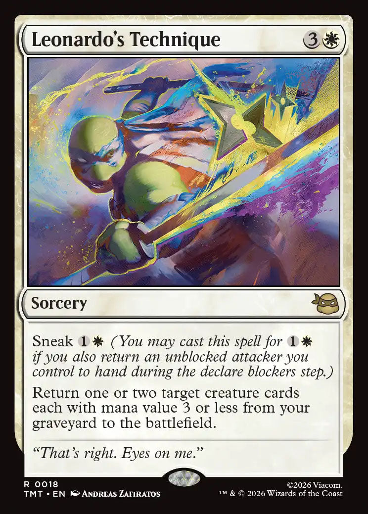 [Foil] TMT 018 Leonardo's Technique R