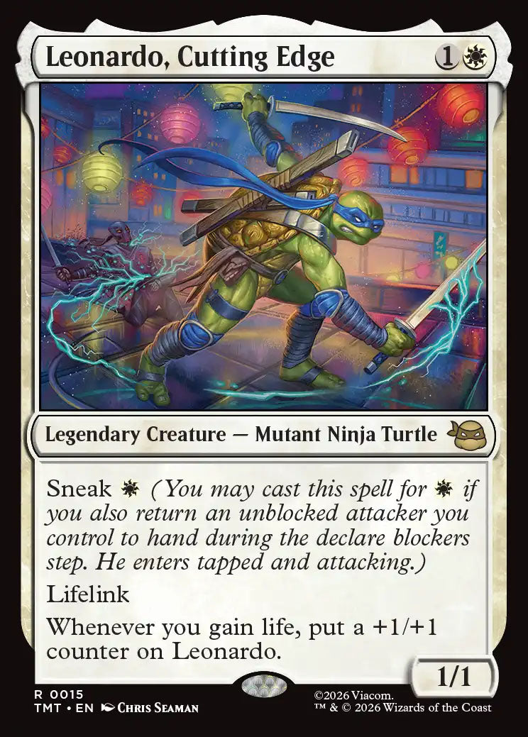[Foil] TMT 015 Leonardo, Cutting Edge R