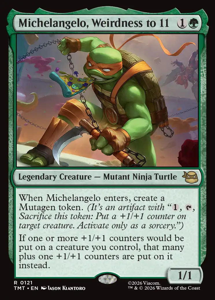 [Foil] TMT 121 Michelangelo, Weirdness to 11 R