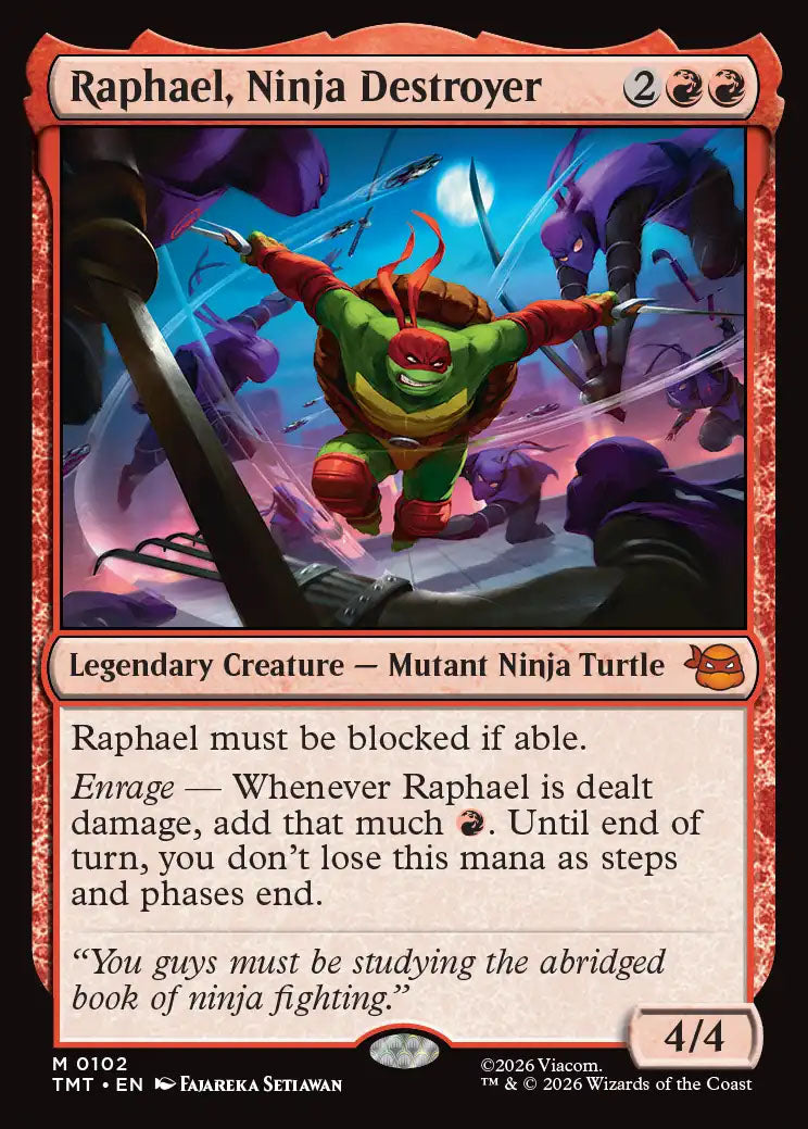[Foil] TMT 102 Raphael, Ninja Destroyer M