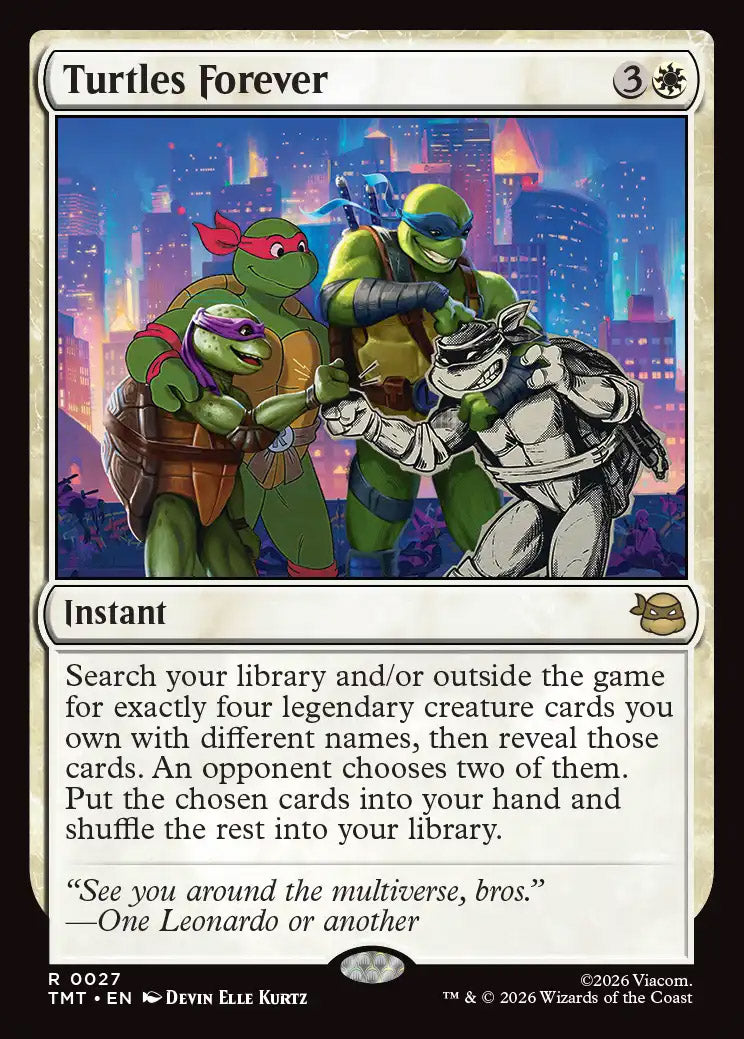[Foil] TMT 027 Turtles Forever R