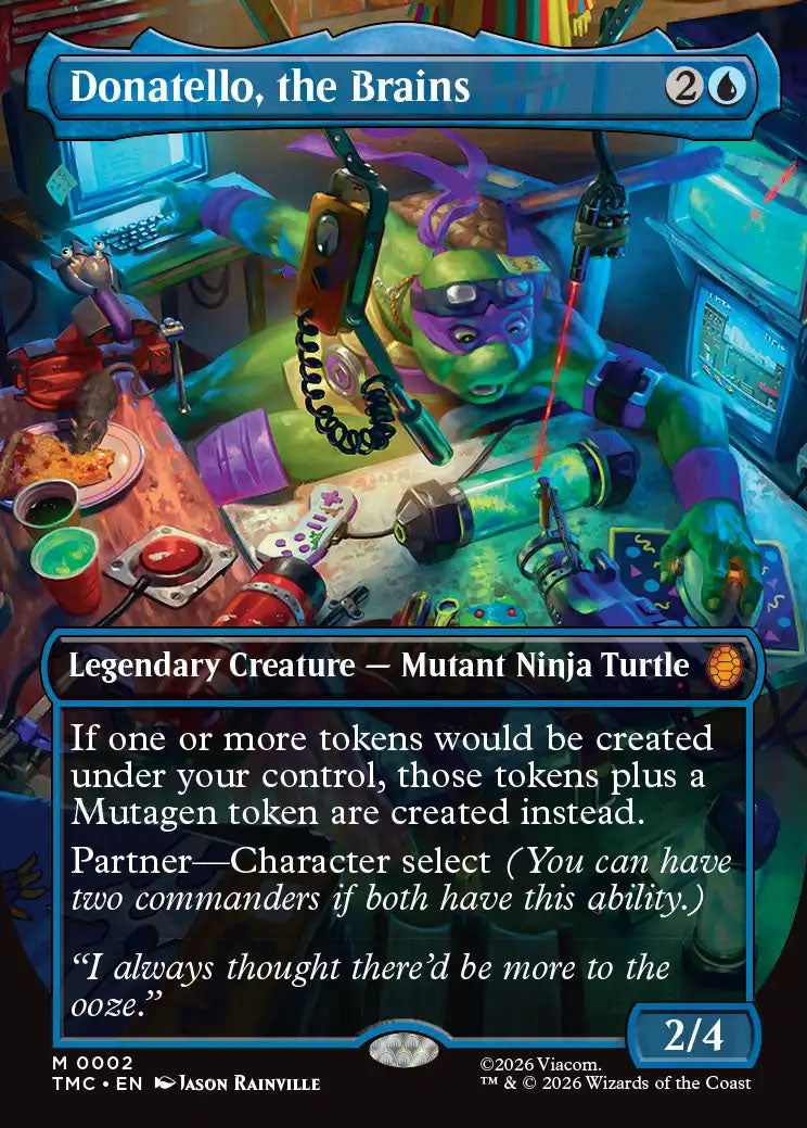 [Foil] TMC 002 Donatello, the Brains (0002 - Borderless) M