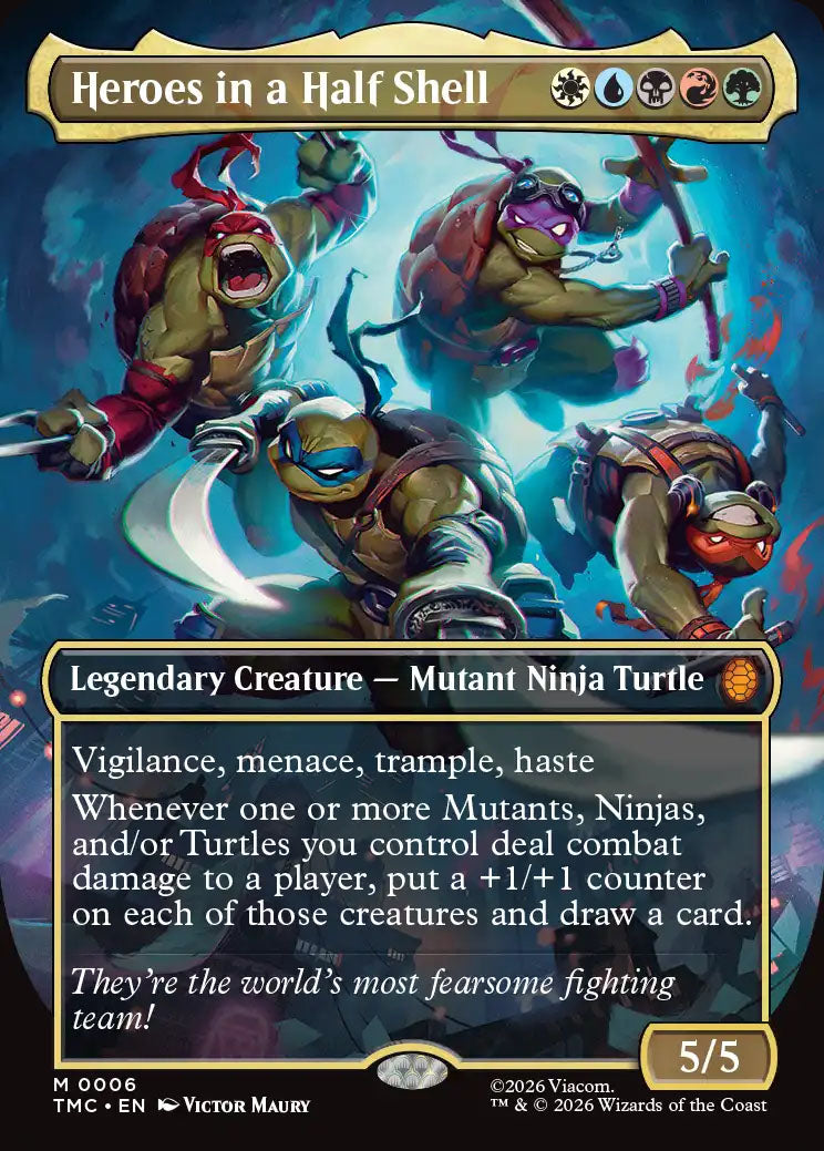 [Foil] TMC 006 Heroes in a Half Shell (0006 - Borderless) M