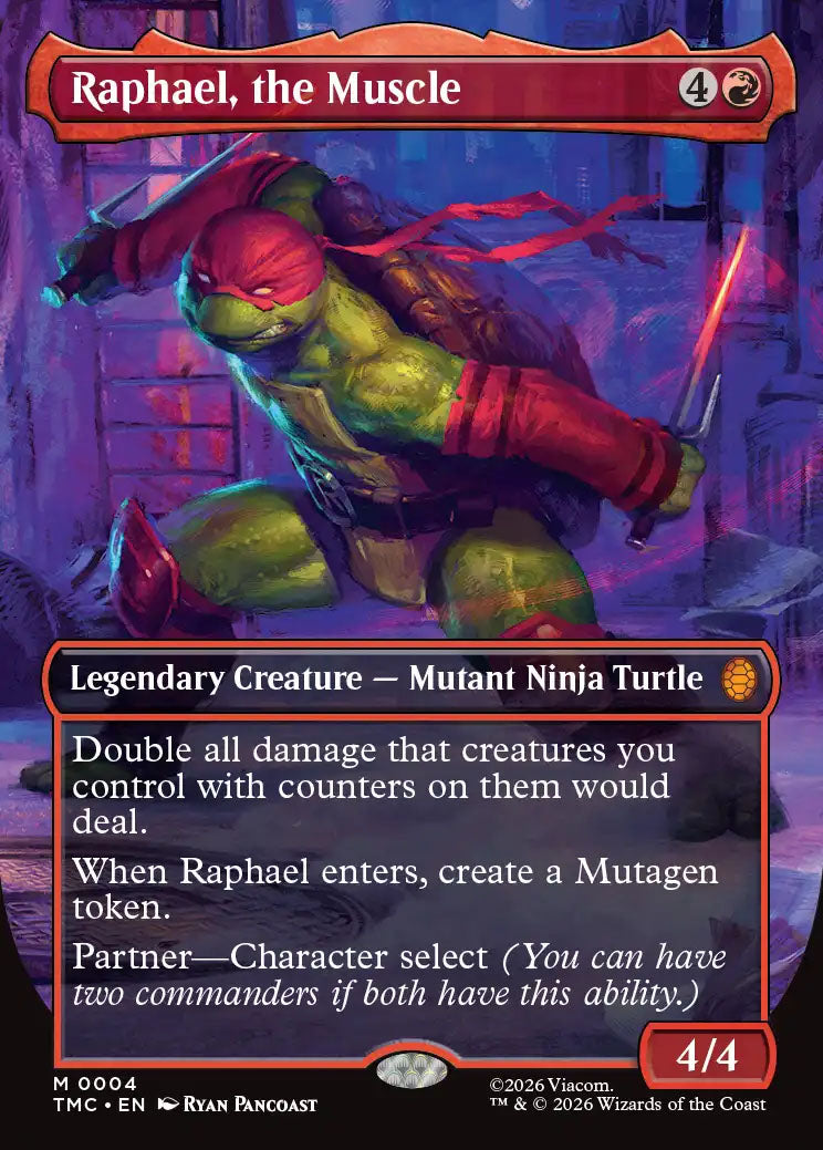 [Foil] TMC 004 Raphael, the Muscle (0004 - Borderless) M
