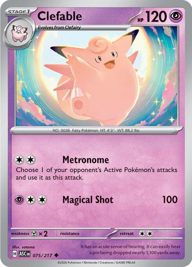 [Reverse Holo] ASC 075/217 Clefable U