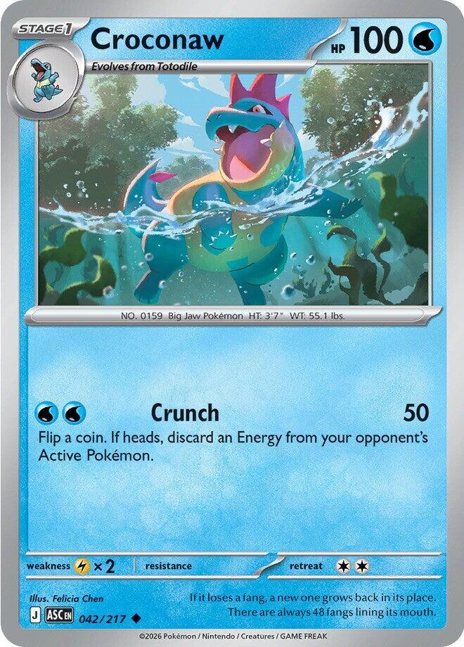 [Reverse Holo] ASC 042/217 Croconaw U