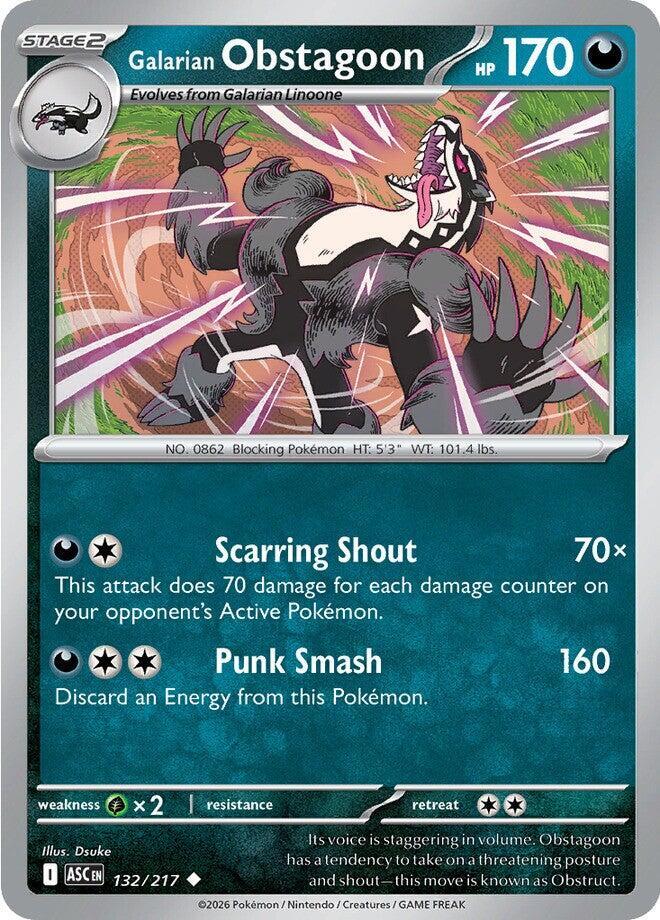 [Reverse Holo] ASC 132/217 Galarian Obstagoon U