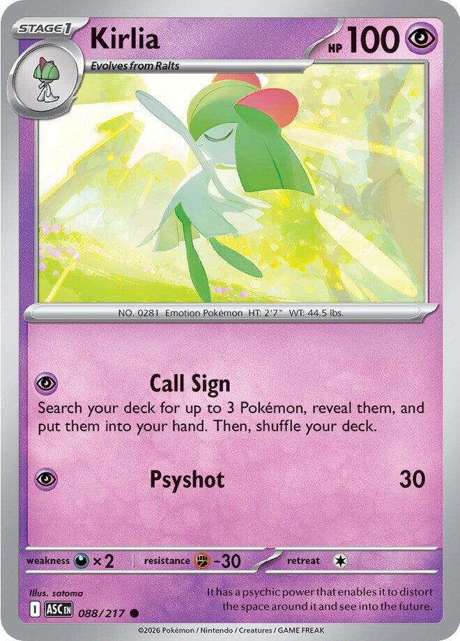 [Reverse Holo] ASC 088/217 Kirlia C