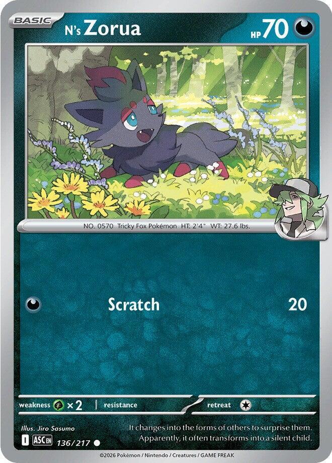 [Reverse Holo] ASC 136/217 N's Zorua C
