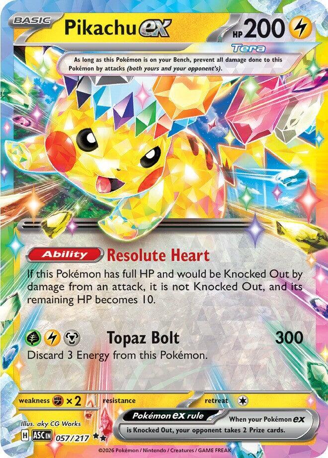 ASC 057/217 Pikachu ex RR