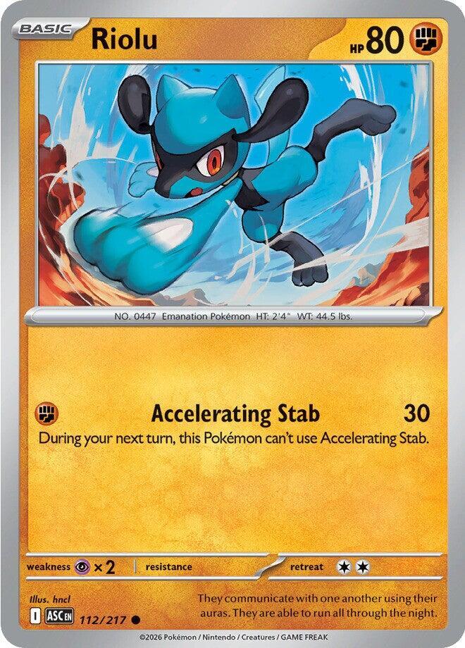 [Reverse Holo] ASC 112/217 Riolu C