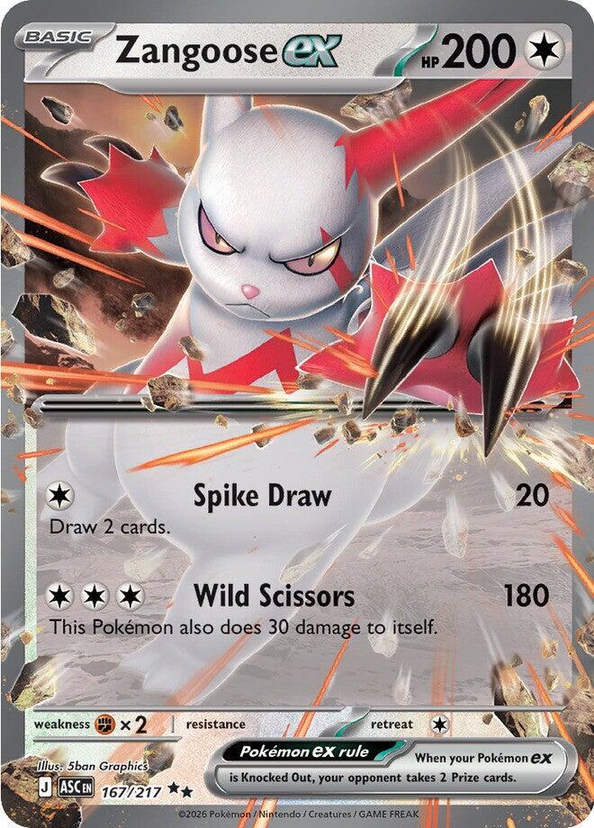 ASC 167/217 Zangoose ex RR