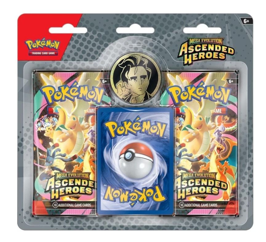 Pokemon TCG 美版 Mega Evolution ME2.5「Ascended Heroes」2-Pack Blister (Larry's Komala)