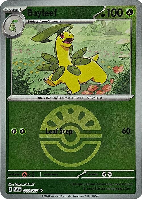 [Reverse Holo - Friend Ball] ASC 009/217 Bayleef U