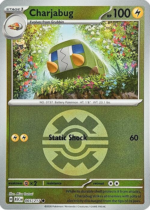 [Reverse Holo - Quick Ball] ASC 065/217 Charjabug C