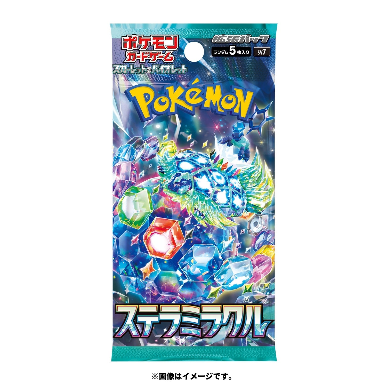 Pokemon TCG 日版 朱&紫 SV7「ステラミラクル」Pack