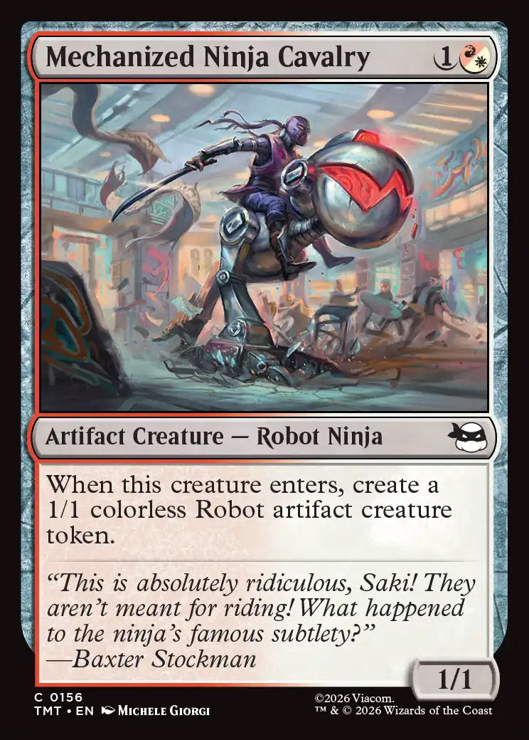TMT 156 Mechanized Ninja Cavalry C