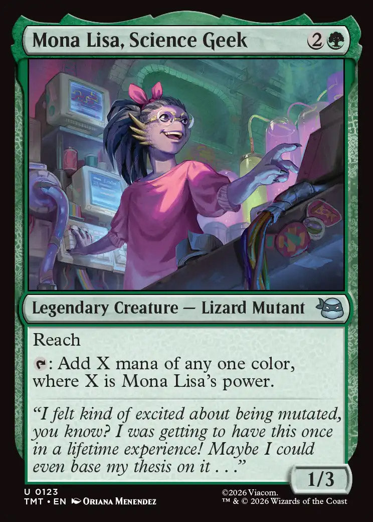 TMT 123 Mona Lisa, Science Geek U